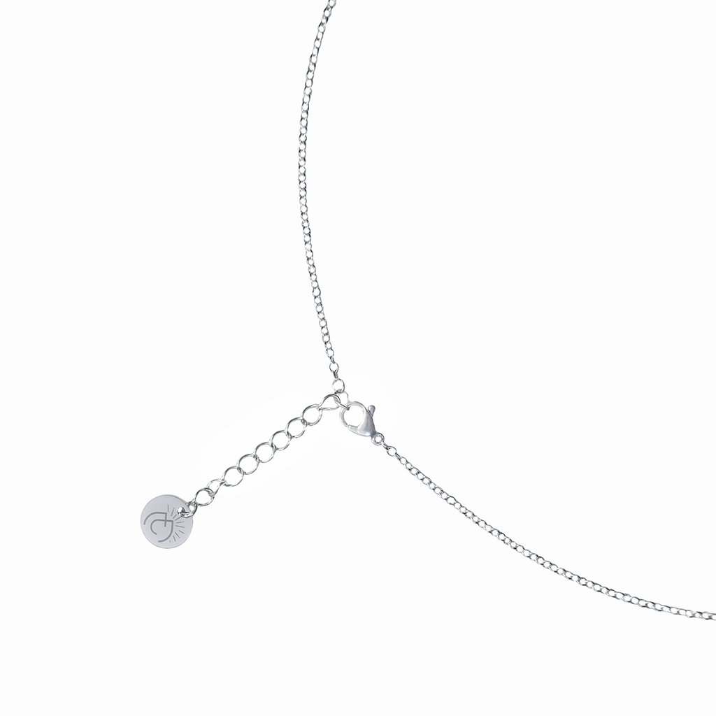 Microcosmoses NECKLACE NECKLACE EMERAUDE ~ IRIS BLUE | HEART | REFLET