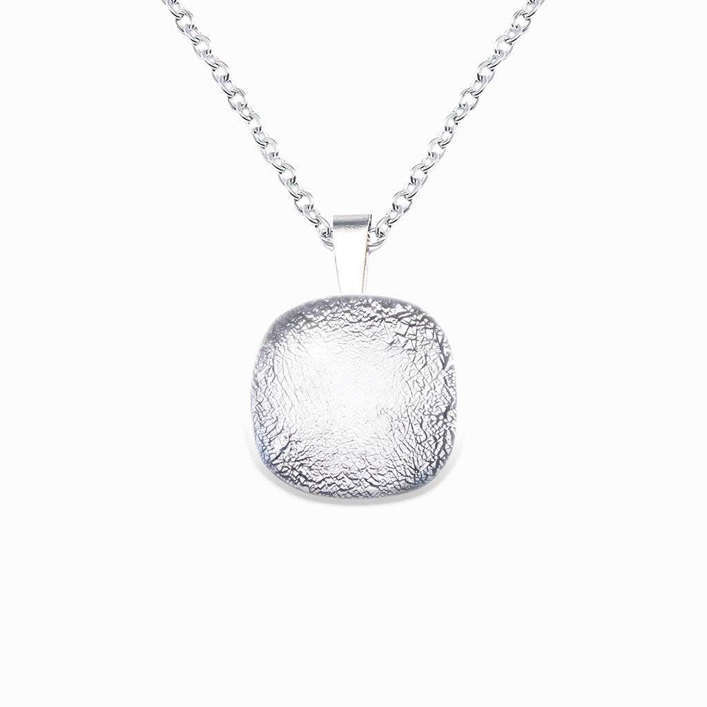 Microcosmoses NECKLACE NECKLACE SILVER PEARL ~ AQUA | SQUIRCLE | REFLET