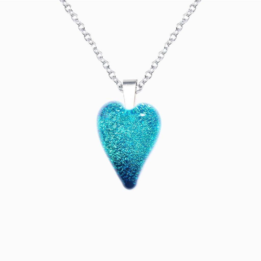 Microcosmoses NECKLACE NECKLACE TURQUOISE ~ NIGHT BLUE | HEART | REFLET