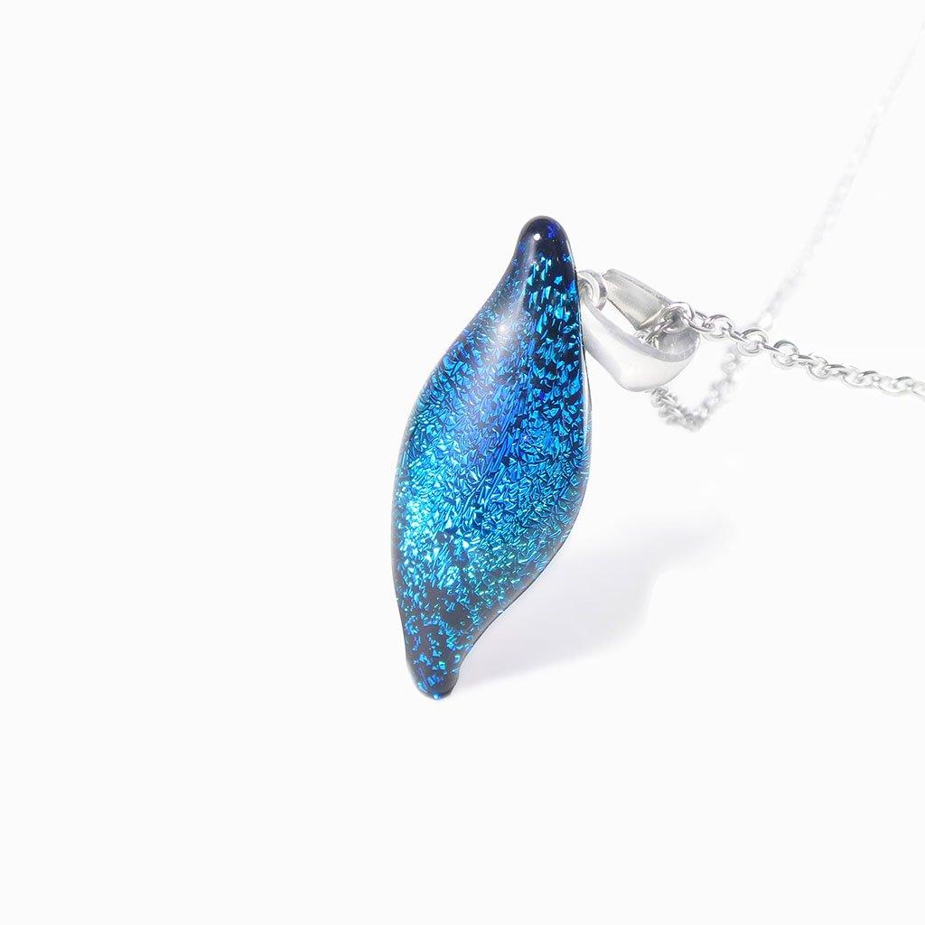 Microcosmoses NECKLACE NECKLACE VERT DE BLEU ~ TEAL | ALMOND | REFLET