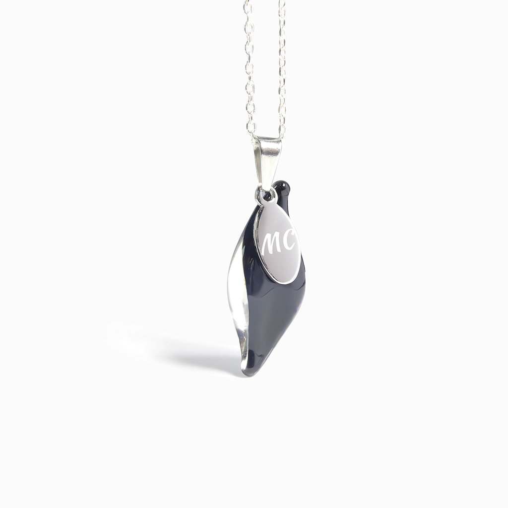 Microcosmoses NECKLACE NECKLACE VERT DE BLEU ~ TEAL | ALMOND | REFLET